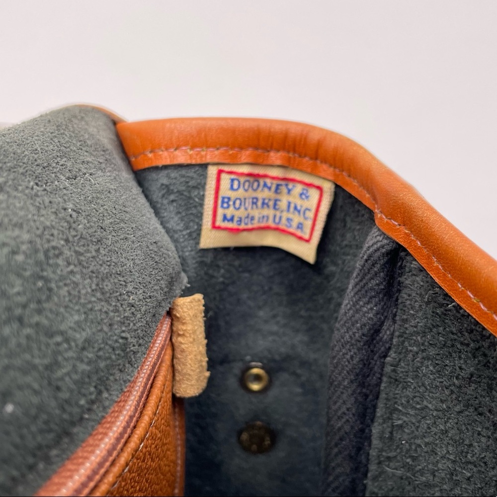 Dooney & Bourke Vintage Two Tone Leather Satchel - Picture 16 of 16